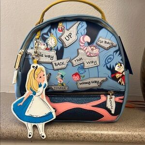 Disney Danielle Nicole Alice Blue Backpack